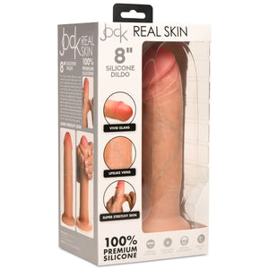 Curve Toys Jock Real Skin Silicone Dildo With Suction Cup 8 Inch or 8.5 Inch