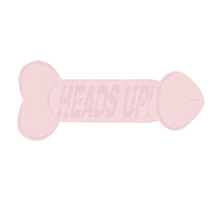 Naughty Notes Heads Up! Penis Shaped Notepad