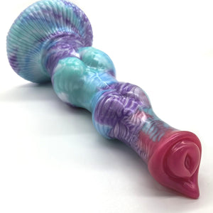 Damon Dog Double Knot Large Fantasy Silicone Dildo with Suction Cup