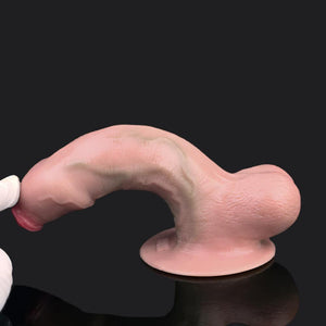 Dante Silicone Realistic Dildo Uncut Penis With Suction Cup