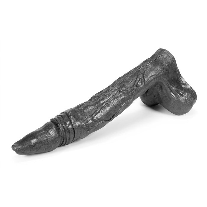 Oxballs Demonic Silicone Dildo Smoke Metallic 13.75 inch