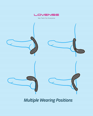 Lovense Diamo App-Controlled Vibrating Cock Ring