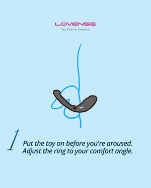 Lovense Diamo App-Controlled Vibrating Cock Ring