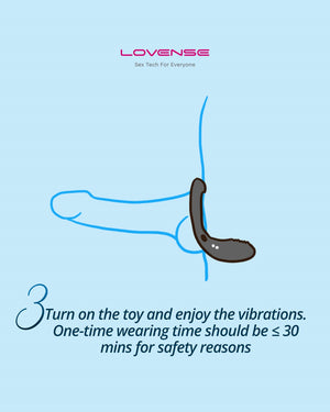 Lovense Diamo App-Controlled Vibrating Cock Ring
