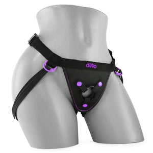 Pipedream Dillio Perfect Fit Harness Pink or Purple Buy in Singapore LoveisLove U4Ria 