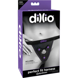 Pipedream Dillio Perfect Fit Harness Pink or Purple Buy in Singapore LoveisLove U4Ria 