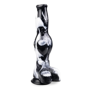 Doberman Pinscher 10 Inch Knotted Fantasy Silicone Dildo in Aurora