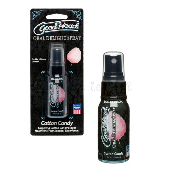 Doc Johnson GoodHead Oral Delight Spray Cotton Candy 29ML 1 FL OZ