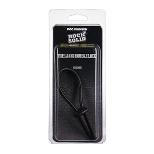Doc Johnson Rock Solid Adjustable Lasso Single Lock or Double Lock Cock Ring Black Buy in Singapore LoveisLove U4Ria 
