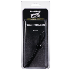 Doc Johnson Rock Solid Adjustable Lasso Single Lock or Double Lock Cock Ring Black Buy in Singapore LoveisLove U4Ria 