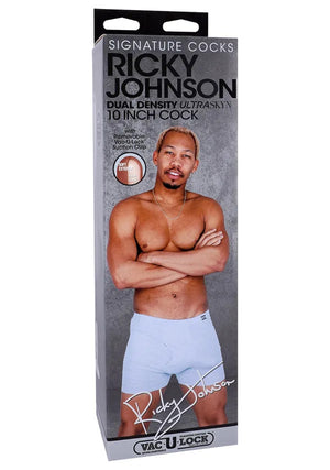 Doc Johnson Signature Cocks Ricky Johnson 10 Inch ULTRASKYN Cock (Brand New Packaging Edition)