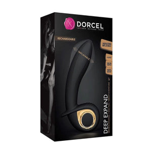 Dorcel Deep Expand Rechargeable Silicone Inflating 2 In 1 Vaginal And Anal Vibrator Black Buy in Singapore LoveisLove U4Ria 