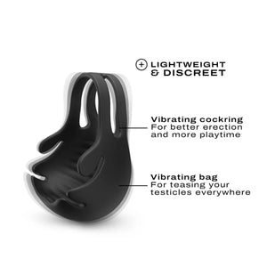 Dorcel Fun Bag Testicle Rechargeable Cock Ring Stimulator Black Buy in Singapore LoveisLove U4Ria 