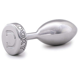 Doxy Metal Solid Pure Weighted Aluminum Butt Plug Ribbed or Smooth