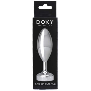 Doxy Metal Solid Pure Weighted Aluminum Butt Plug Ribbed or Smooth