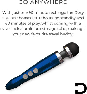 Doxy Die Cast 3R USB Rechargeable Mini Wand Massager