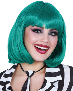 Dreamgirl Mid-Length Bob Wig 11312 Teal