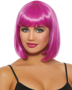 Dreamgirl Mid-Length Bob Wig 11313 Magenta