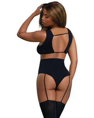Dreamgirl 0312X Opaque Seamless Teddy Bodystocking