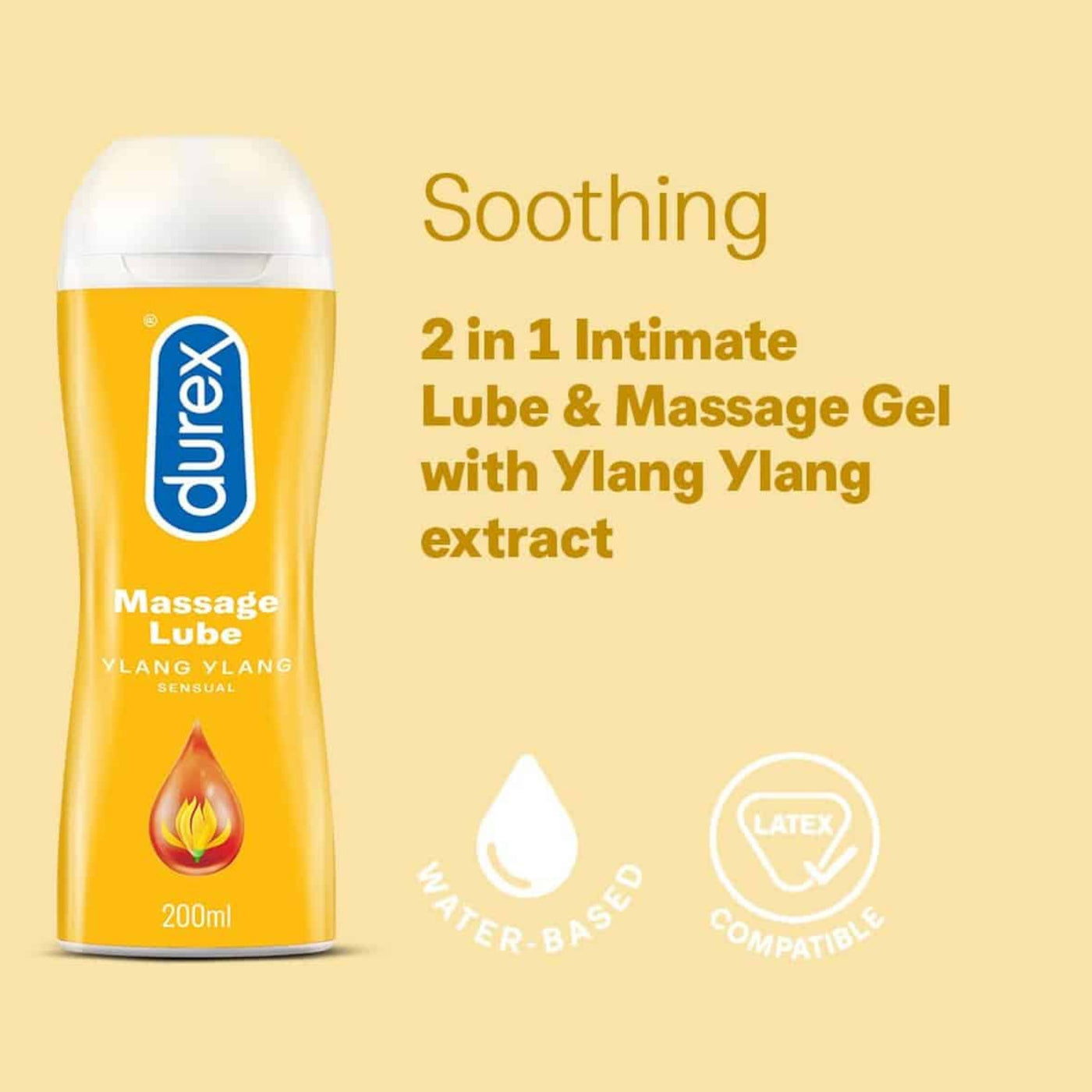 Durex Play Massage Gel 2 In 1 Sensual Lubricant 200 ML Aloe Vera Love is Love Durex Play Massage Gel 2 In 1 Sensual Lubricant 200 ML Aloe Vera Love is Love