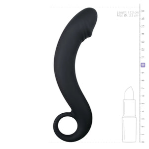 Easytoys Silicone Prostate Dildo Black Buy in Singapore LoveisLove U4Ria 