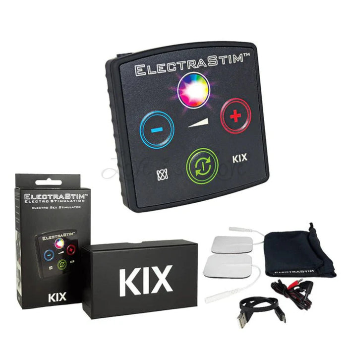 ElectraStim KIX Introductory Electro Sex Stimulator Pack EM40 (FREE Cleansing Wipes)[Limited Time Offer]