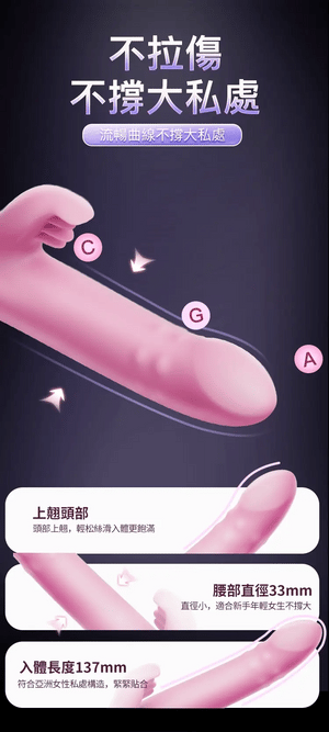 Erocome Leominor Kissing Thrusting & Heating Rabbit Vibrator Vibrators - Rabbit Vibrators Buy Sex Toys in Singapore LoveisLove U4Ria