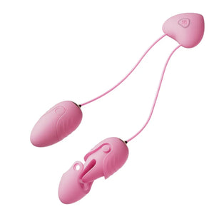 Erocome Puppis 2-in-1 Breast Clip and Wired Vibrator Buy in Singapore LoveisLove U4Ria 