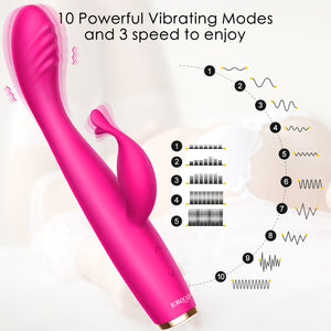 Erocome Cygnus Kissing G-spot Rabbit Vibrator