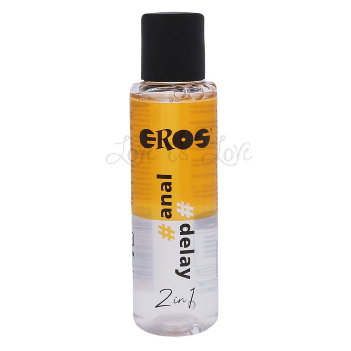 Eros Ultimate 2 in1 #Anal #Delay Premium Quality Lubricant 3.4 FL OZ 100ml