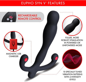 Aneros Eupho Syn V Vibrating Prostate Stimulator with Remote Control Prostate Massagers - Aneros Buy Sex Toys in Singapore LoveisLove U4Ria