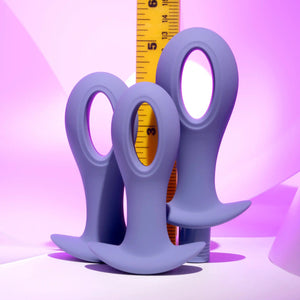 Evolved Hole Punch Silicone Plug Set With Removable Vibrating Bullet Buy in Singapore LoveisLove U4Ria 
