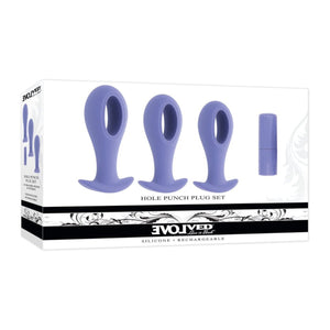 Evolved Hole Punch Silicone Plug Set With Removable Vibrating Bullet Buy in Singapore LoveisLove U4Ria 