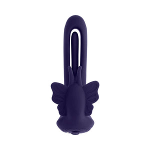 Evolved Lord Of The Wings Rechargeable Dual Vibrator Purple Vibrators - Clit Stimulation & G-Spot Buy Sex Toys in Singapore LoveisLove U4Ria