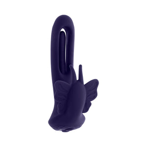 Evolved Lord Of The Wings Rechargeable Dual Vibrator Purple Vibrators - Clit Stimulation & G-Spot Buy Sex Toys in Singapore LoveisLove U4Ria