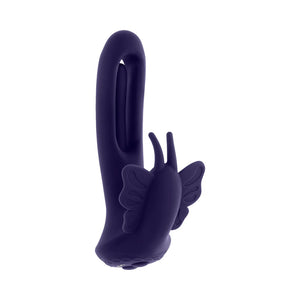 Evolved Lord Of The Wings Rechargeable Dual Vibrator Purple Vibrators - Clit Stimulation & G-Spot Buy Sex Toys in Singapore LoveisLove U4Ria