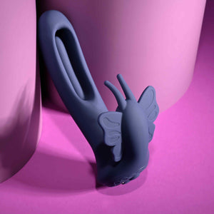 Evolved Lord Of The Wings Rechargeable Dual Vibrator Purple Vibrators - Clit Stimulation & G-Spot Buy Sex Toys in Singapore LoveisLove U4Ria