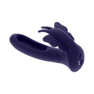 Evolved Lord Of The Wings Rechargeable Dual Vibrator Purple Vibrators - Clit Stimulation & G-Spot Buy Sex Toys in Singapore LoveisLove U4Ria
