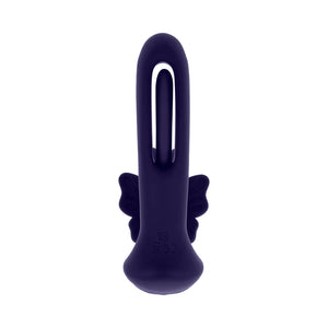 Evolved Lord Of The Wings Rechargeable Dual Vibrator Purple Vibrators - Clit Stimulation & G-Spot Buy Sex Toys in Singapore LoveisLove U4Ria