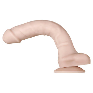 Evolved Real Supple Poseable Realistic Silicone Dildo With Balls Beige 10.5 Inch Buy in Singapore LoveisLove U4Ria 