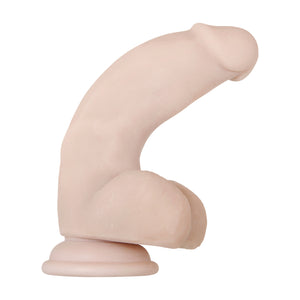 Evolved Real Supple Poseable Shaft Realistic Dildo With Balls 7 Inch Beige Buy in Singapore LoveisLove U4Ria 