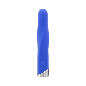 Evolved Twisted Temptation Rechargeable Silicone Bullet Vibrator Blue Buy in Singapore LoveisLove U4Ria