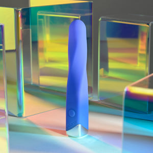 Evolved Twisted Temptation Rechargeable Silicone Bullet Vibrator Blue Buy in Singapore LoveisLove U4Ria