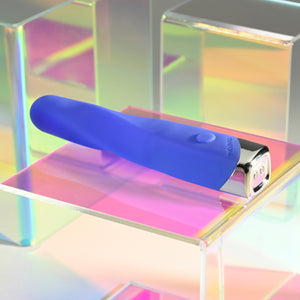 Evolved Twisted Temptation Rechargeable Silicone Bullet Vibrator Blue Buy in Singapore LoveisLove U4Ria