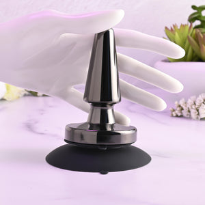 Evolved Vibrating Metal Anal Plug with Suction Cup Beginner or Advanced Buy in Singapore LoveisLove U4Ria 