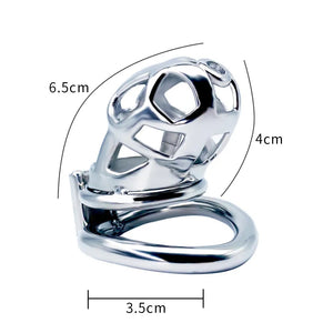 Male Chastity Cobra Cock Cage Stainless Steel #88