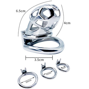 Male Chastity Cobra Cock Cage Stainless Steel #88