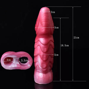 FRRK Super Soft Silicone Octopus Tentacle Penis Sleeve 21 cm Buy in Singapore LoveisLove U4Ria 