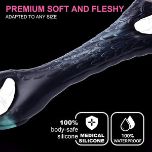 Fantasy Creature Black Mamba Stroker Silicone Onahole Masturbator 510G Male Masturbators -Masturbation Sleeves Buy Sex Toys in Singapore LoveisLove U4Ria