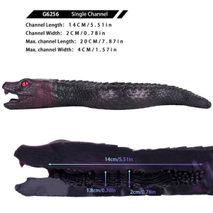 Fantasy Creature Black Serpent Stroker Silicone Onahole Masturbator 630G Male Masturbators -Masturbation Sleeves Buy Sex Toys in Singapore LoveisLove U4Ria